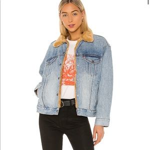 levis jean jacket with fur